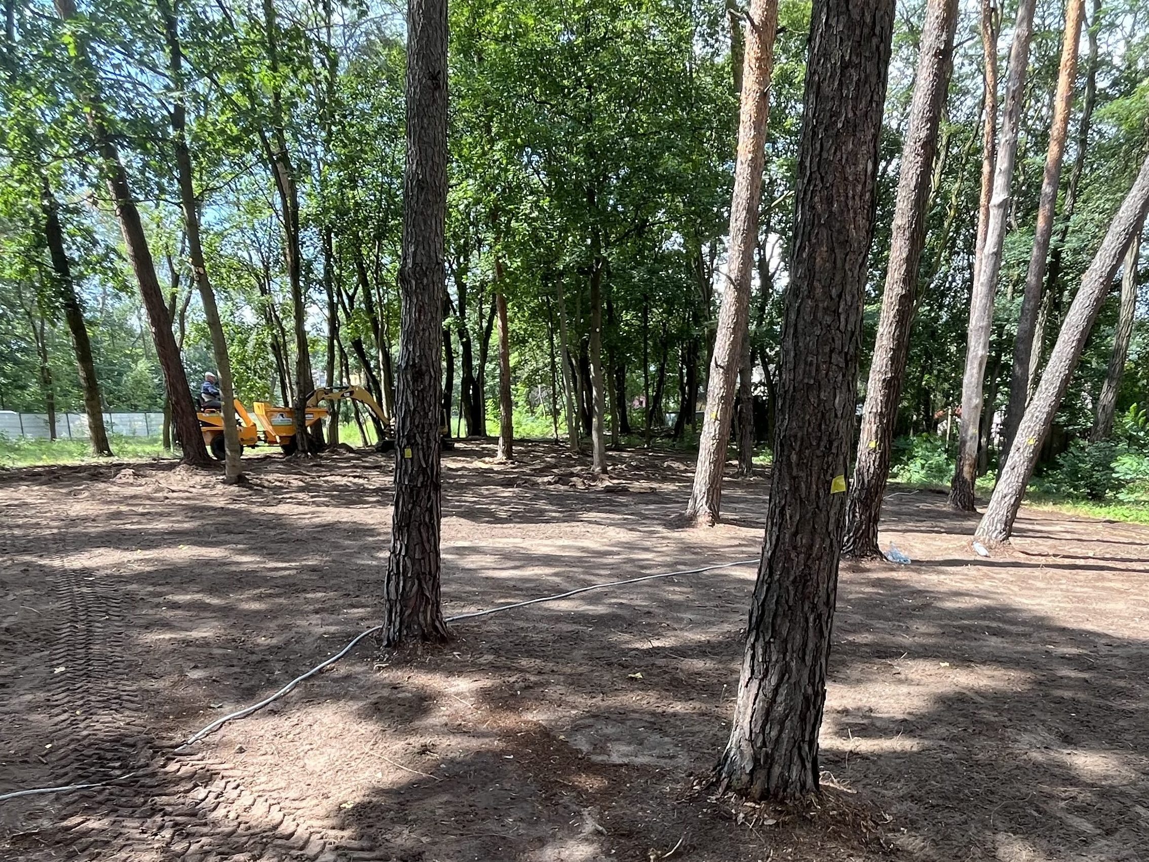 Ogród przed realizacją – widok 2