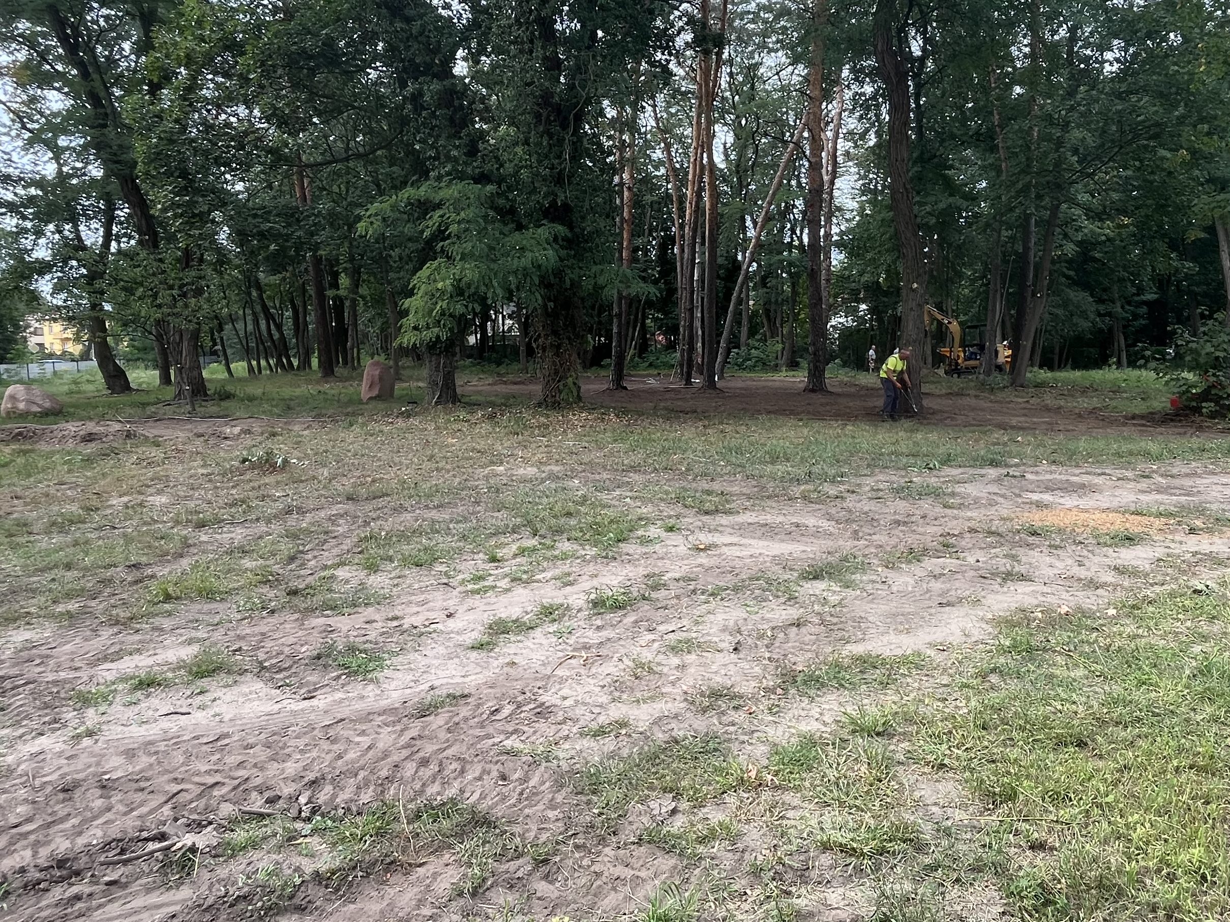 Ogród przed realizacją – widok 3